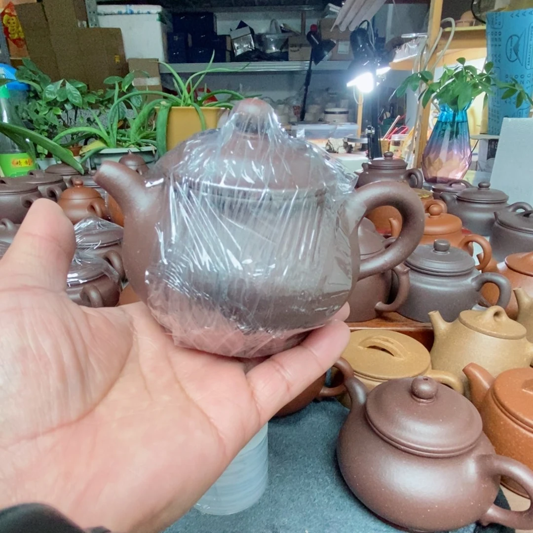 紫砂茶壶香***果紫泥零添加潘壶不是半手工壶假一赔十