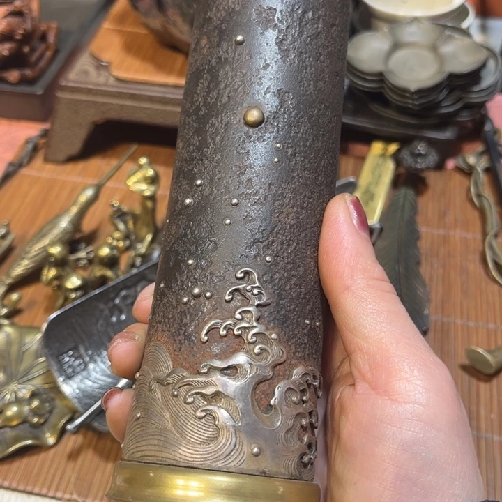 铁中古工艺品摆件