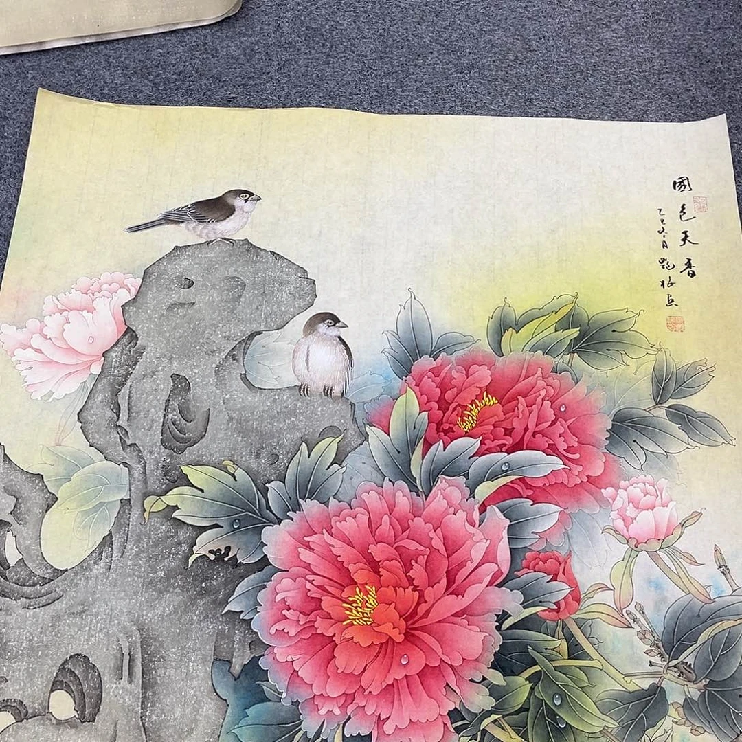 国画纯手绘作品欣赏