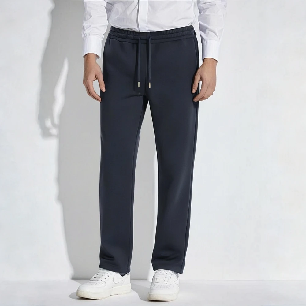 【羊毛蚕丝】2025秋冬休闲裤保暖运动长裤超强弹性休闲裤男秋冬加厚