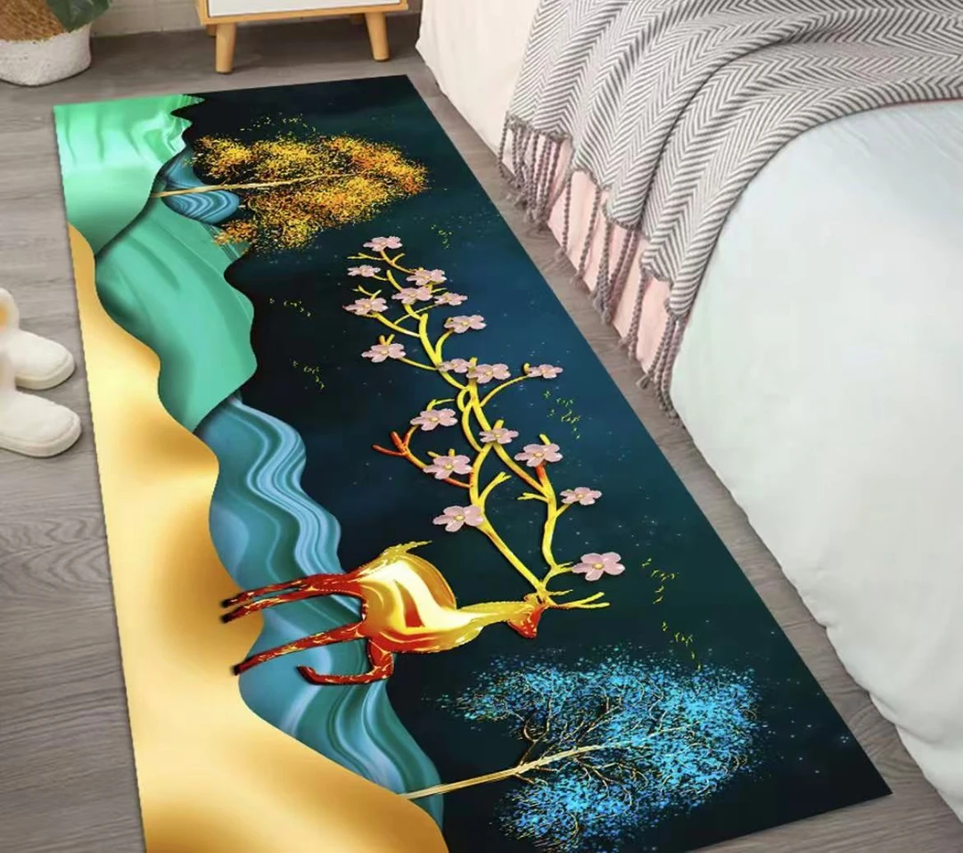 高端定制款飘窗卧室地垫好打理可裁剪吸水防滑