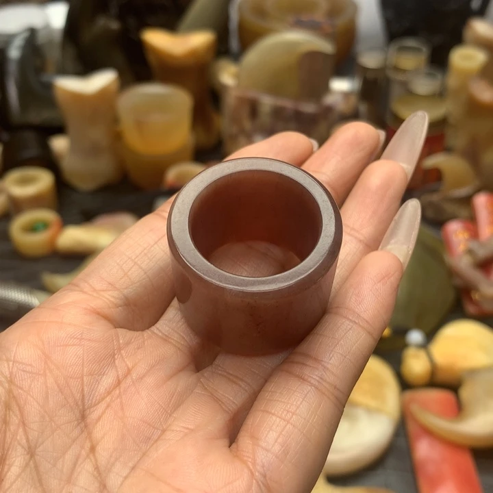 香榧木紫血扳指23圈