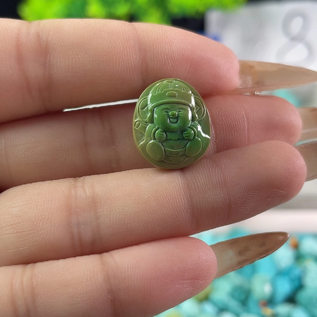 绿松石未镶嵌吊坠(不含链)