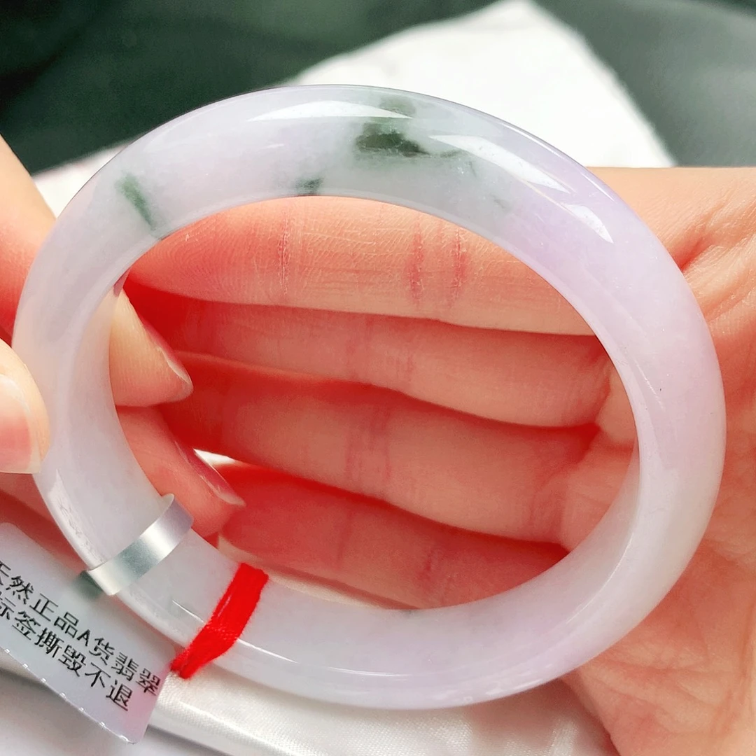 翡翠未镶嵌手镯缅甸天然a货翡翠手镯