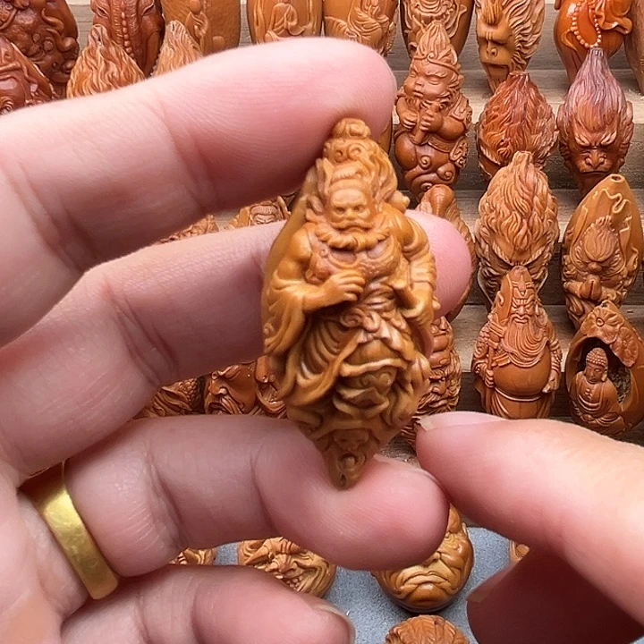 花***d吊坠橄榄核钟馗福利