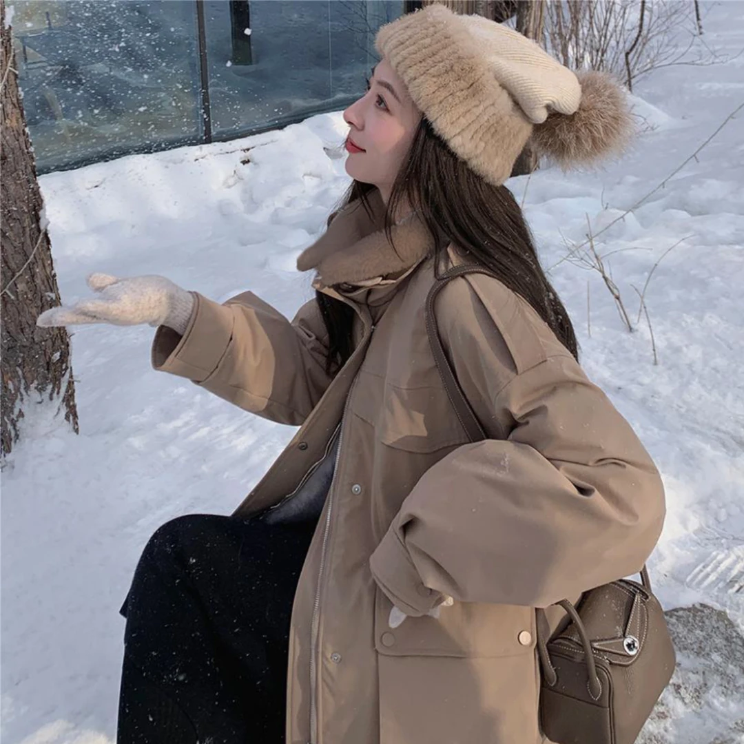 小琪捡漏~~【瓦尔登调调】复古工装派克羽绒服7726大码200斤胖mm