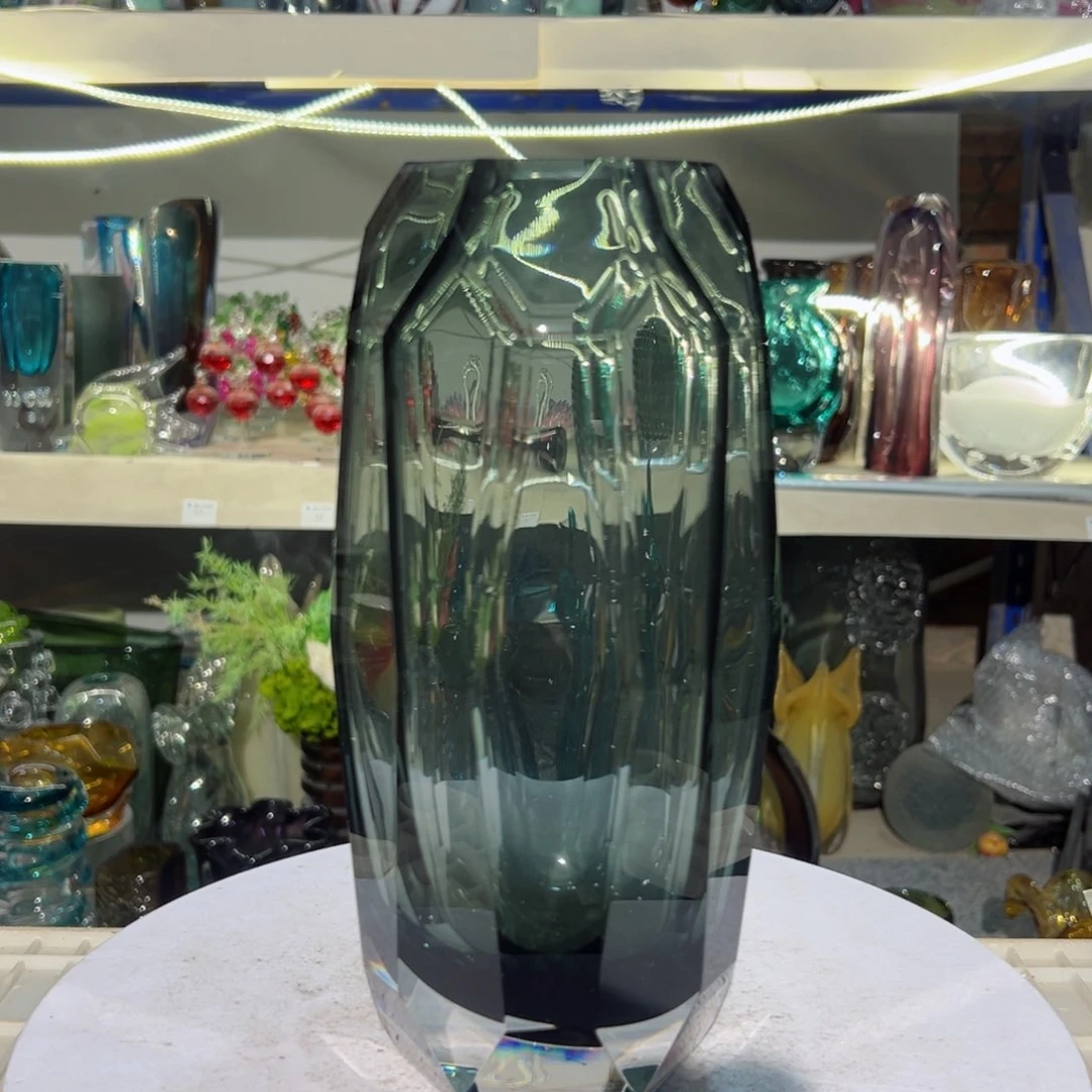 高 26 轻奢琉璃花器福利正常手工痕迹