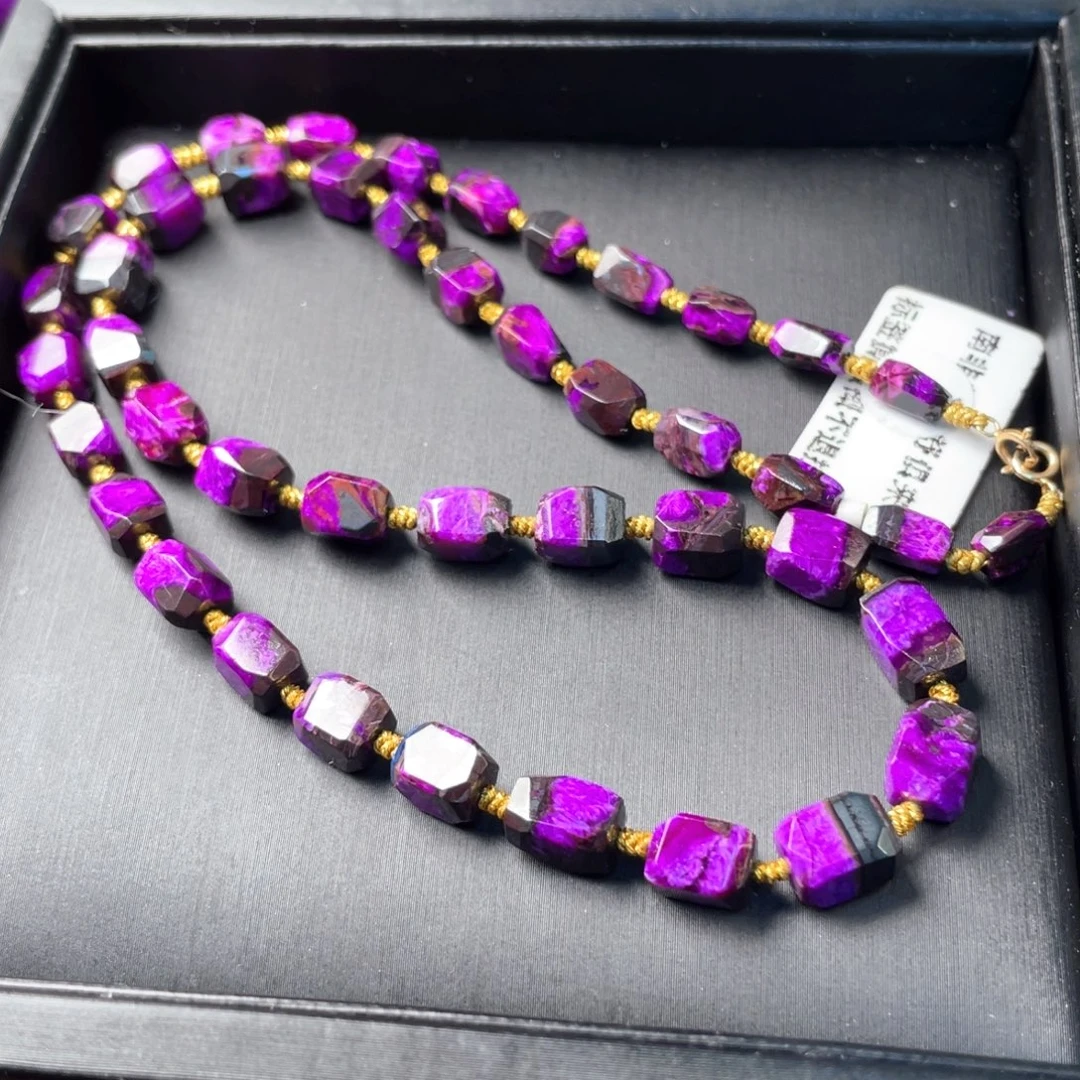 苏纪石（舒俱来）未镶嵌丝绒项链