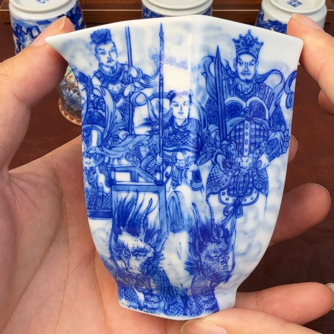 爱***购现代景德镇全手工全手绘茶具
