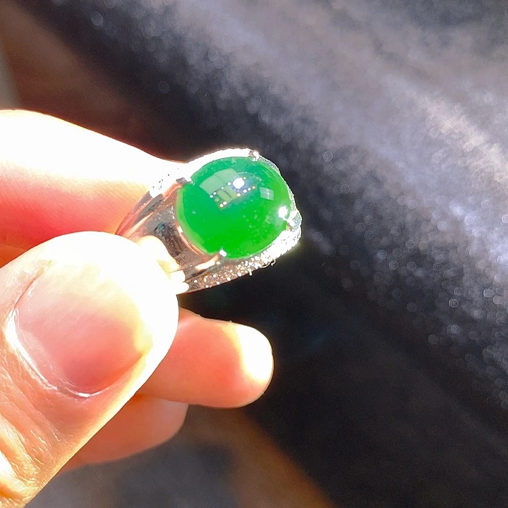 【闪购商品】翡翠颈饰银S925镶嵌翡翠