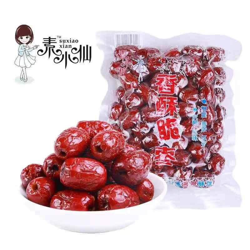 素小仙香酥脆枣空心无核酥脆枣营养健康果干