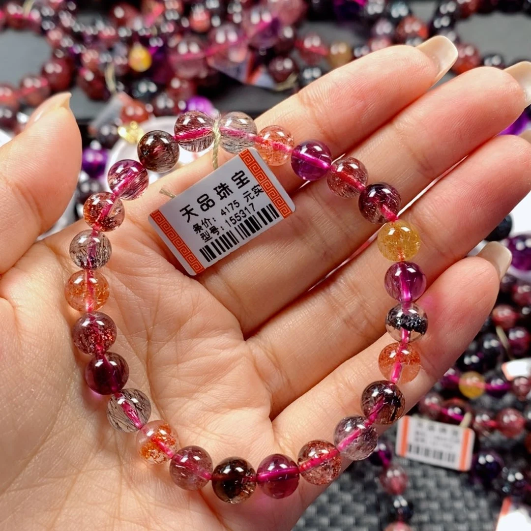 超七手链155317未镶嵌水晶宝**乖