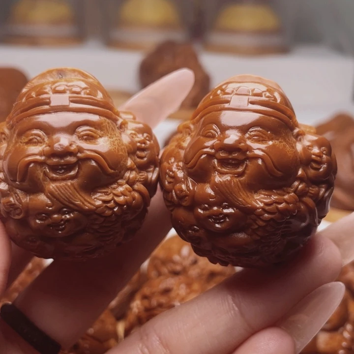 手串/手链橄榄核龙财一对