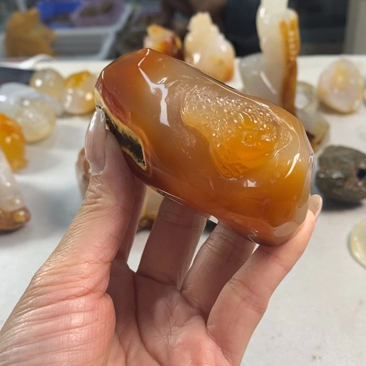 玛瑙/玉髓吊坠(不含链)未镶嵌