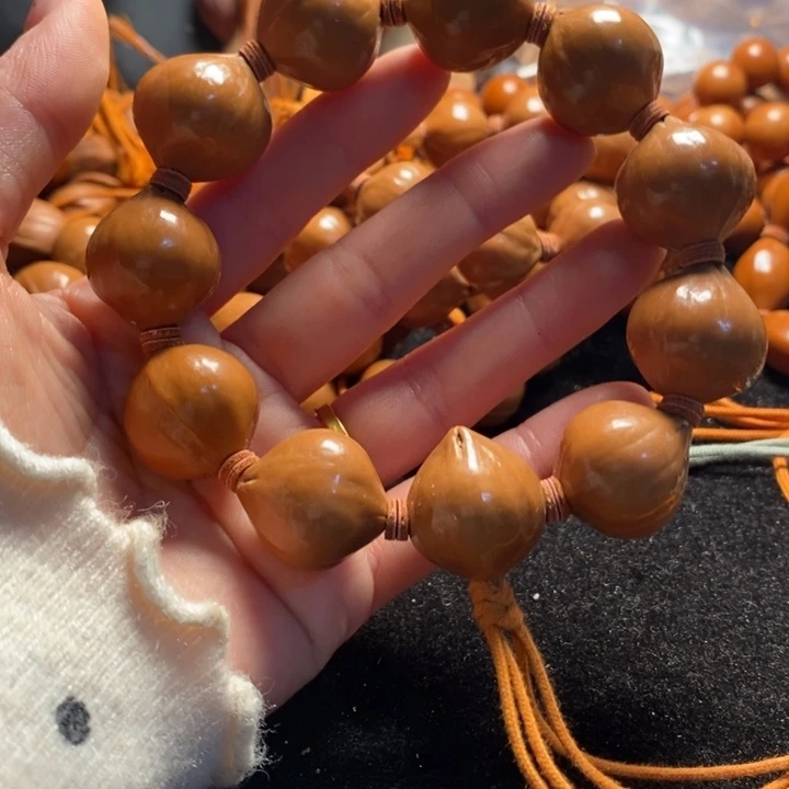 橄榄核手串/手链2.0正圆蜜桃