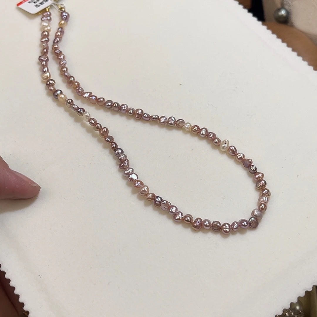 颈饰淡水珍珠银S925镶嵌