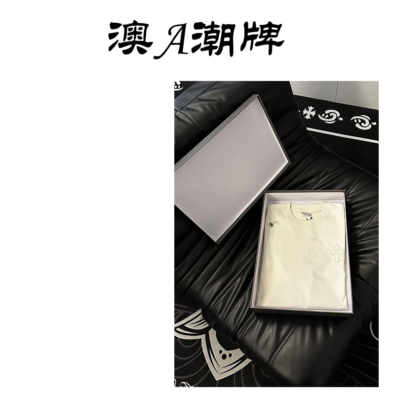 《66号链接》潮牌重磅纯棉宽松百搭短袖T恤男女同款56286
