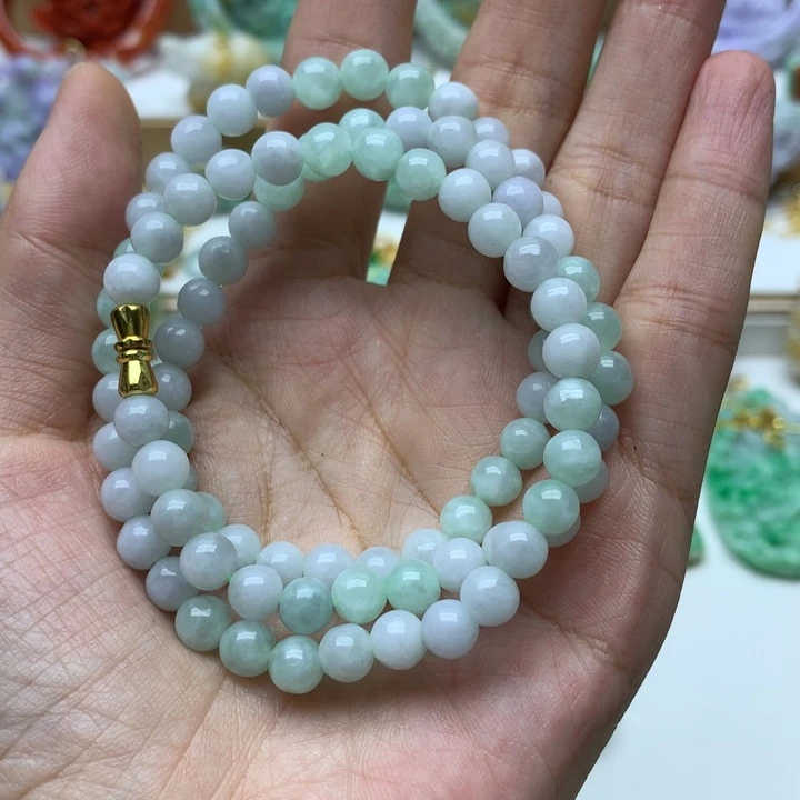 颈饰未镶嵌翡翠正翡翠