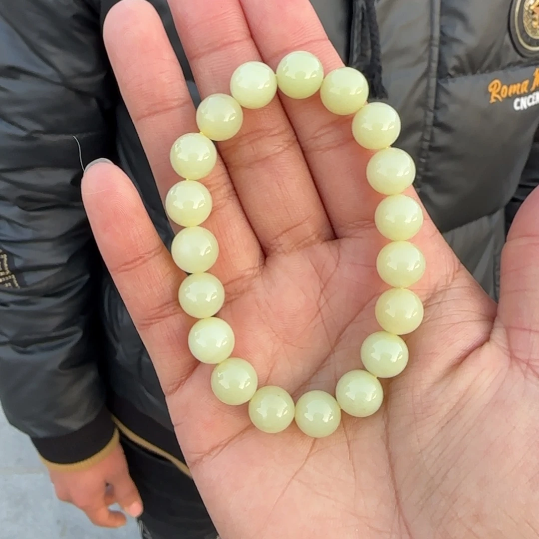 和田玉手串未镶嵌