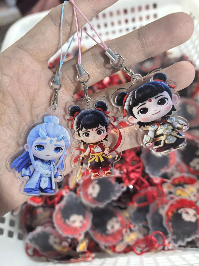 216658 哪吒钥匙扣挂件 文具礼盒直播间实物为主文具礼盒