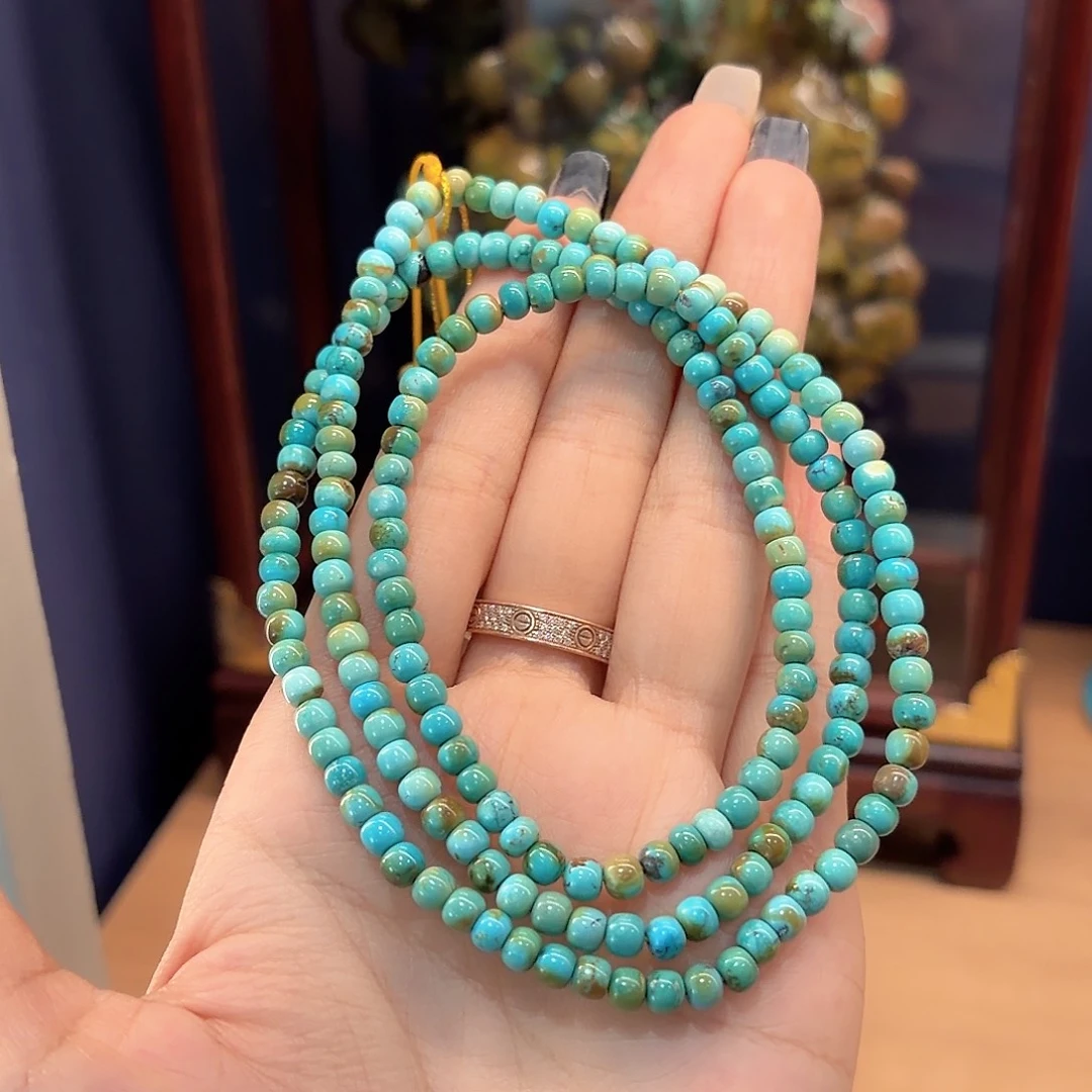 绿松石未镶嵌颈饰