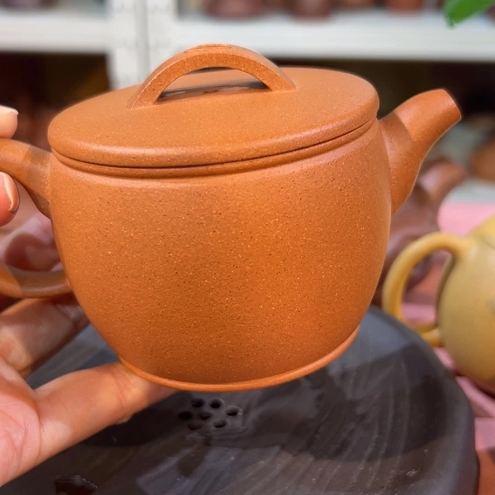 茶壶紫砂五彩汉瓦200cc