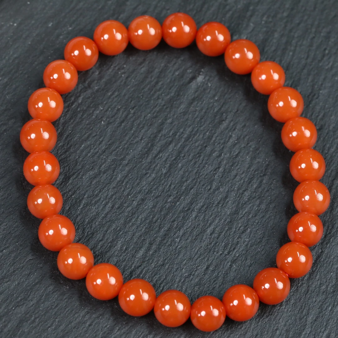 南红手串 匡氏珠宝  保山南红手串6mm+ BYL-NHY144(多样性发货)