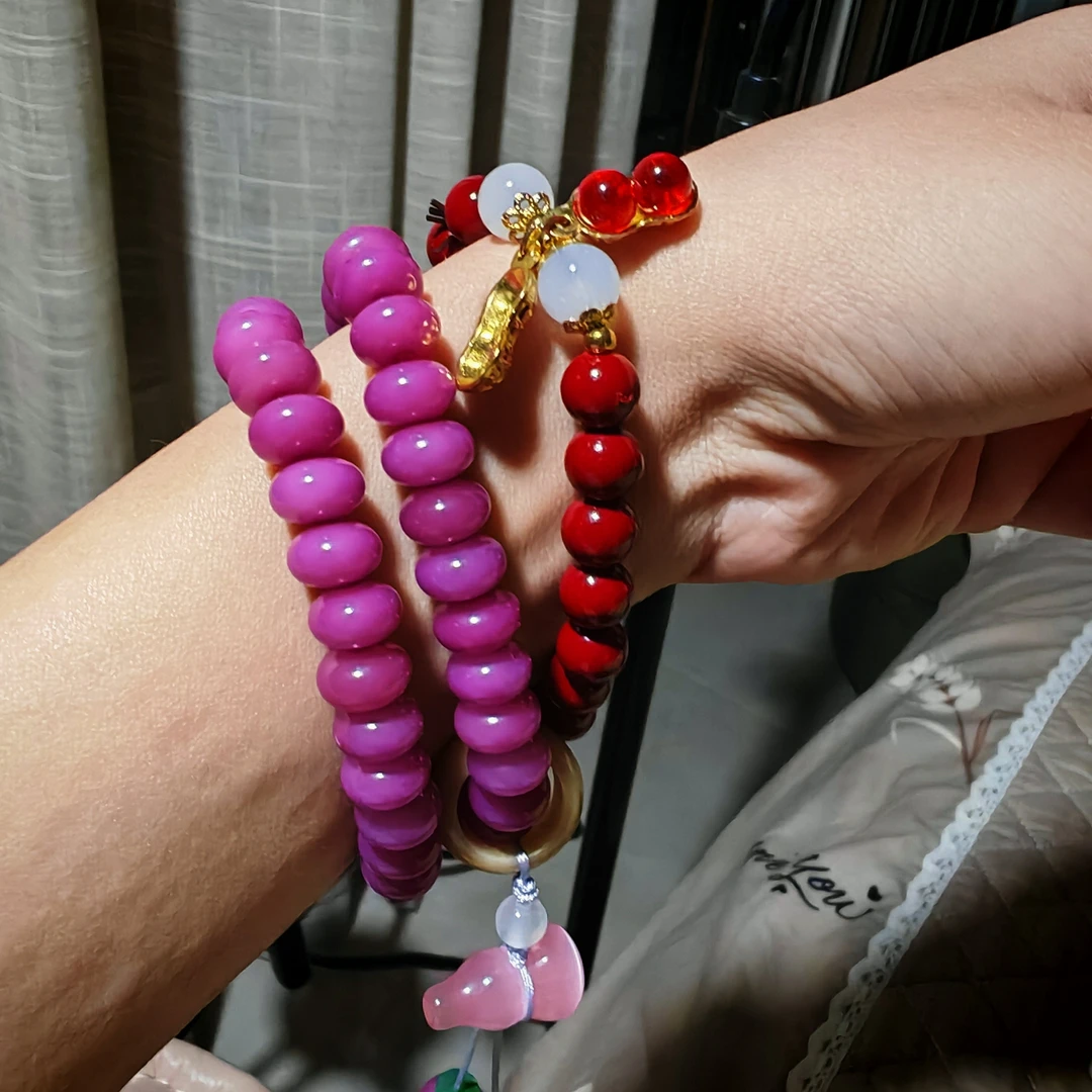 非金属树脂手链 文艺感十足女士盘玩佳品