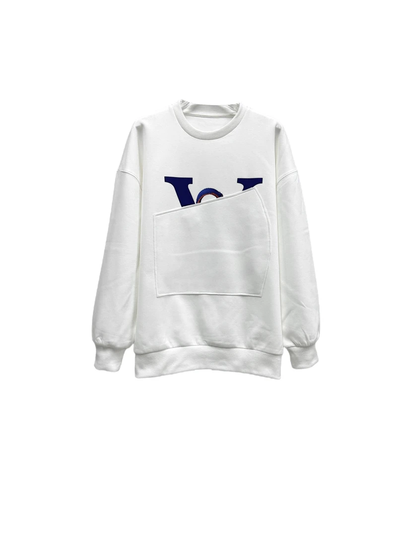 街头潮流时尚百搭长袖圆领卫衣3197