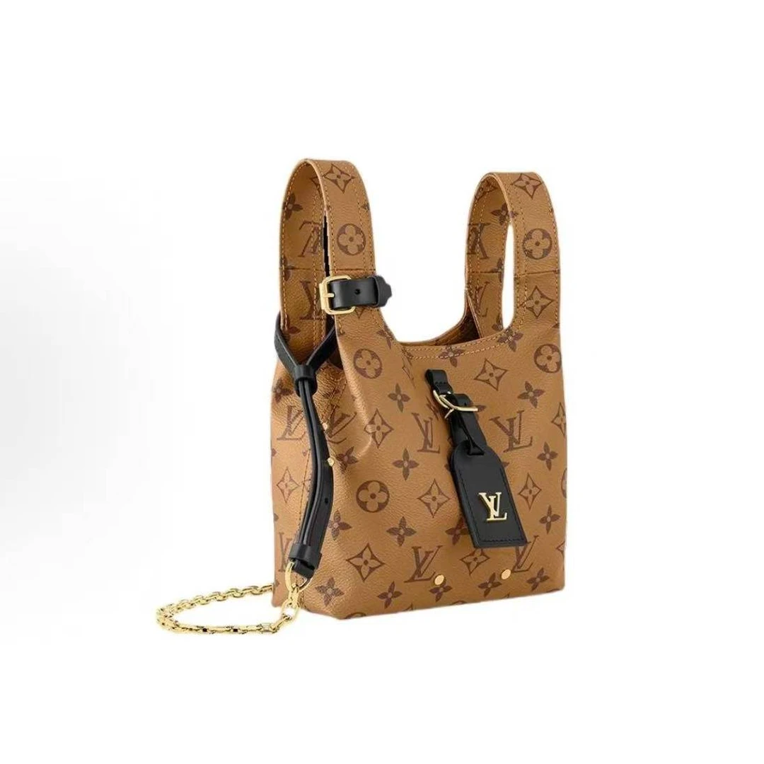 99新 LouisVuitton/路易威登 Atlantis BB老花斜挎包 99新