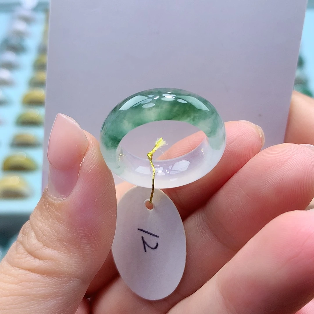 未镶嵌戒指翡翠12口
