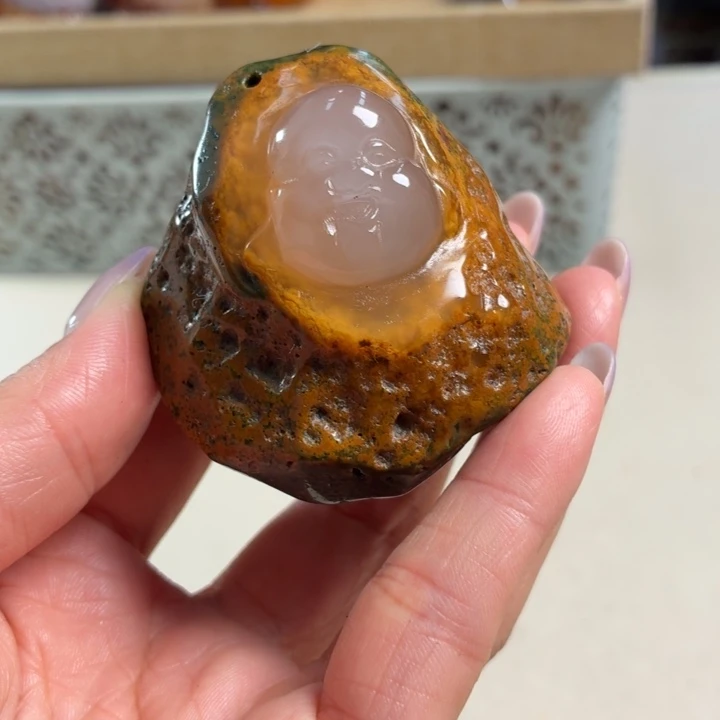 玛瑙/玉髓未镶嵌吊坠(不含链)