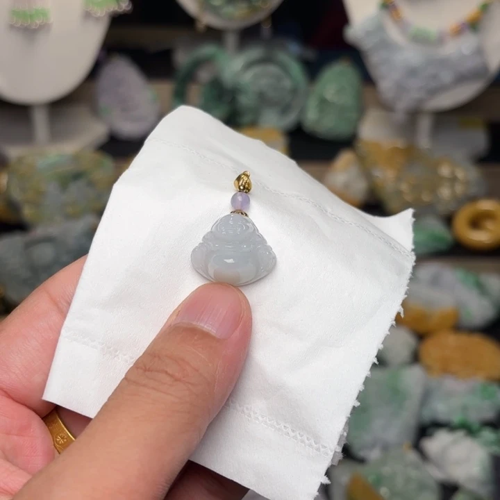 翡翠未镶嵌颈饰吊坠