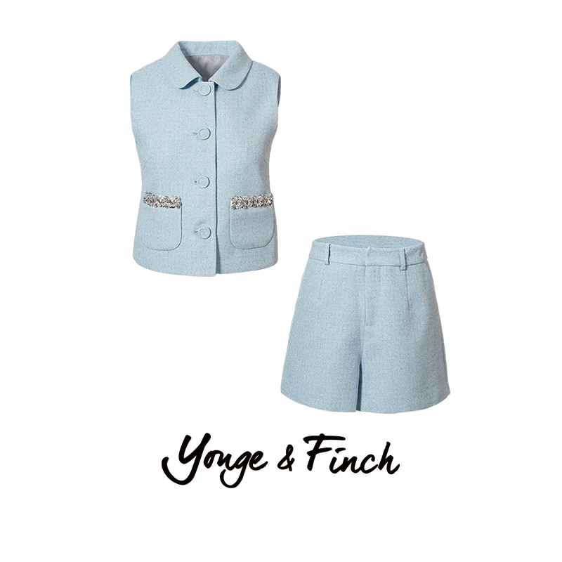 Yonge&Finch/扬芬缇赵露思同款2025秋季气质小香风套装 ADELLEY