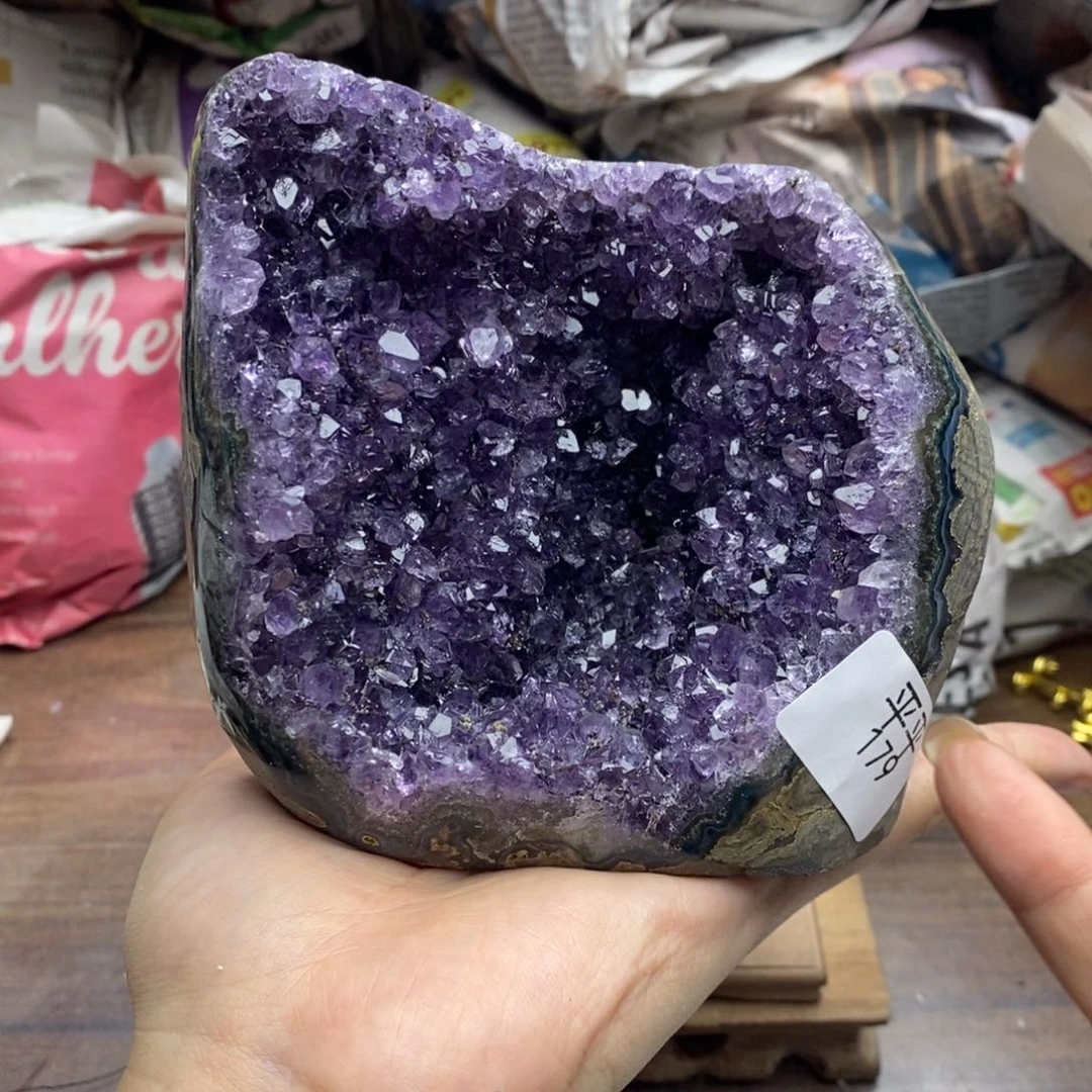 紫晶珠宝半成品未镶嵌
