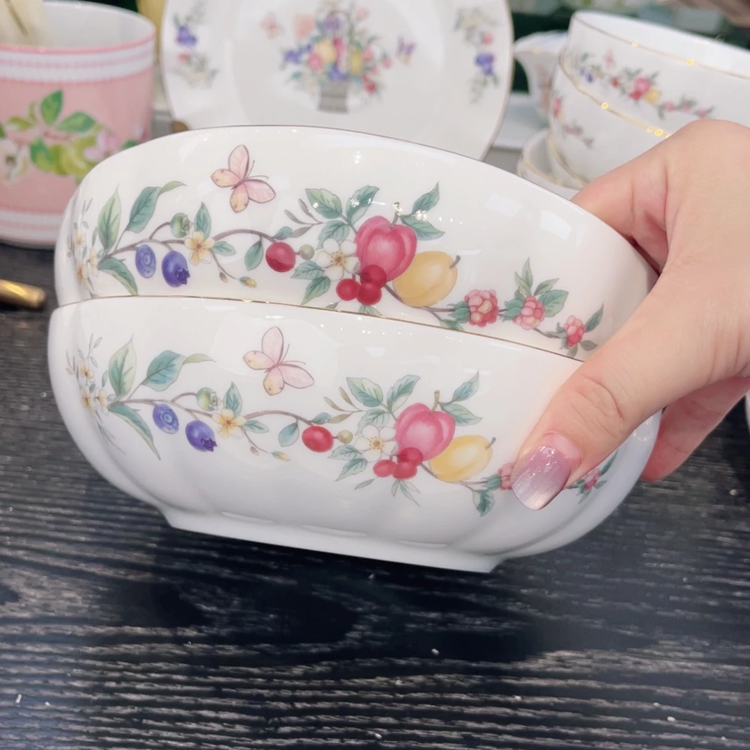 两个19cm汤盘————————-
