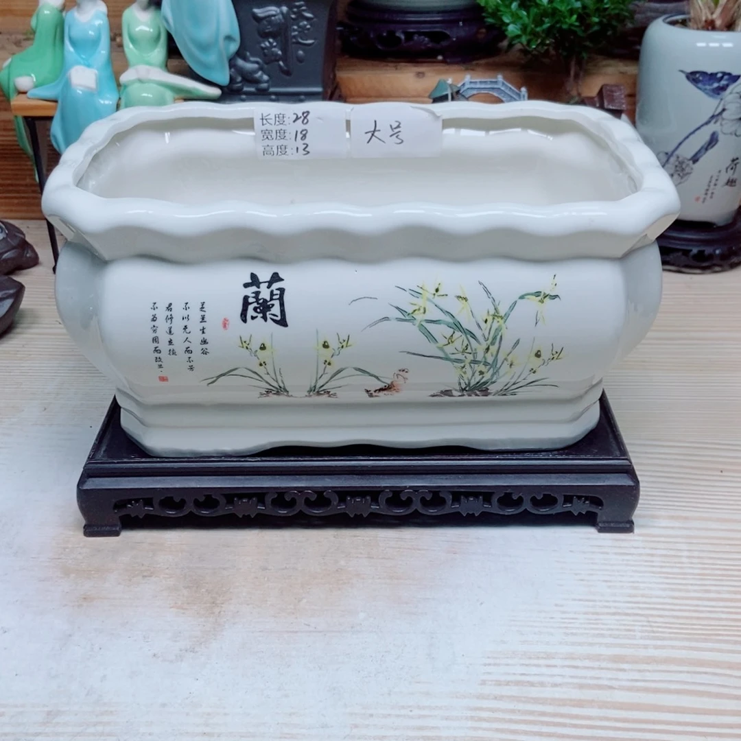 瓷片陶瓷花盆陶瓷艺术