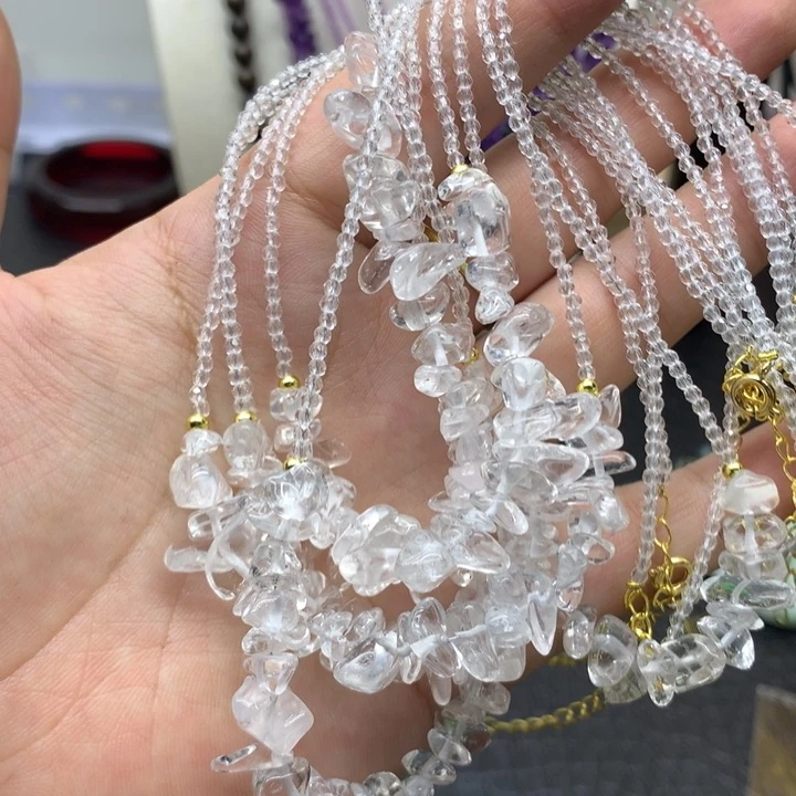 银S925镶嵌颈饰水晶吊坠