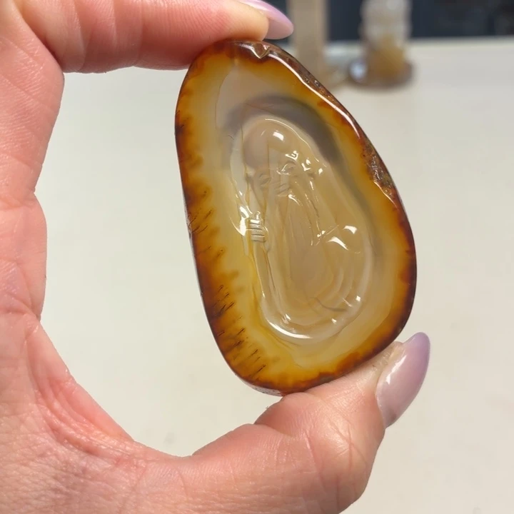 玛瑙/玉髓未镶嵌吊坠(不含链)