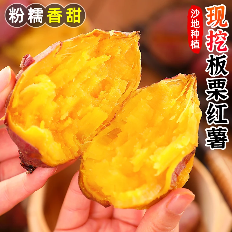 【粉糯香甜】板栗红薯3-9斤黄心番薯沙地地瓜山芋新鲜蔬菜小香薯
