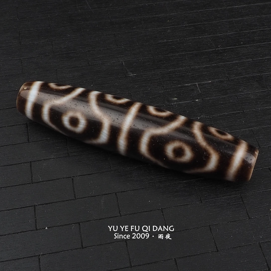 【新春贺礼】70mm复刻良品质感白芯台工渗透十字金刚十二眼条纹玛瑙