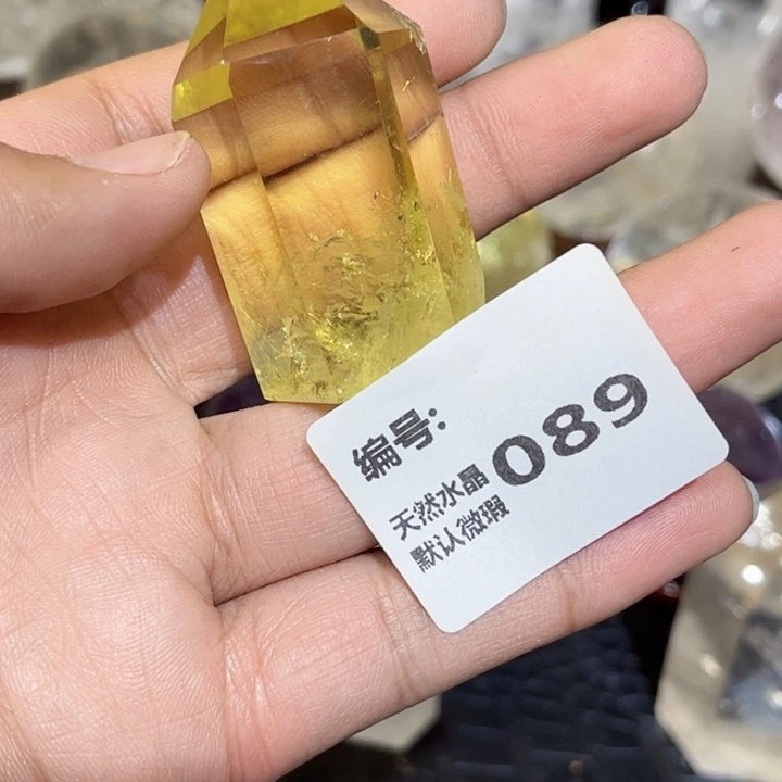 水晶摆件未镶嵌六棱柱