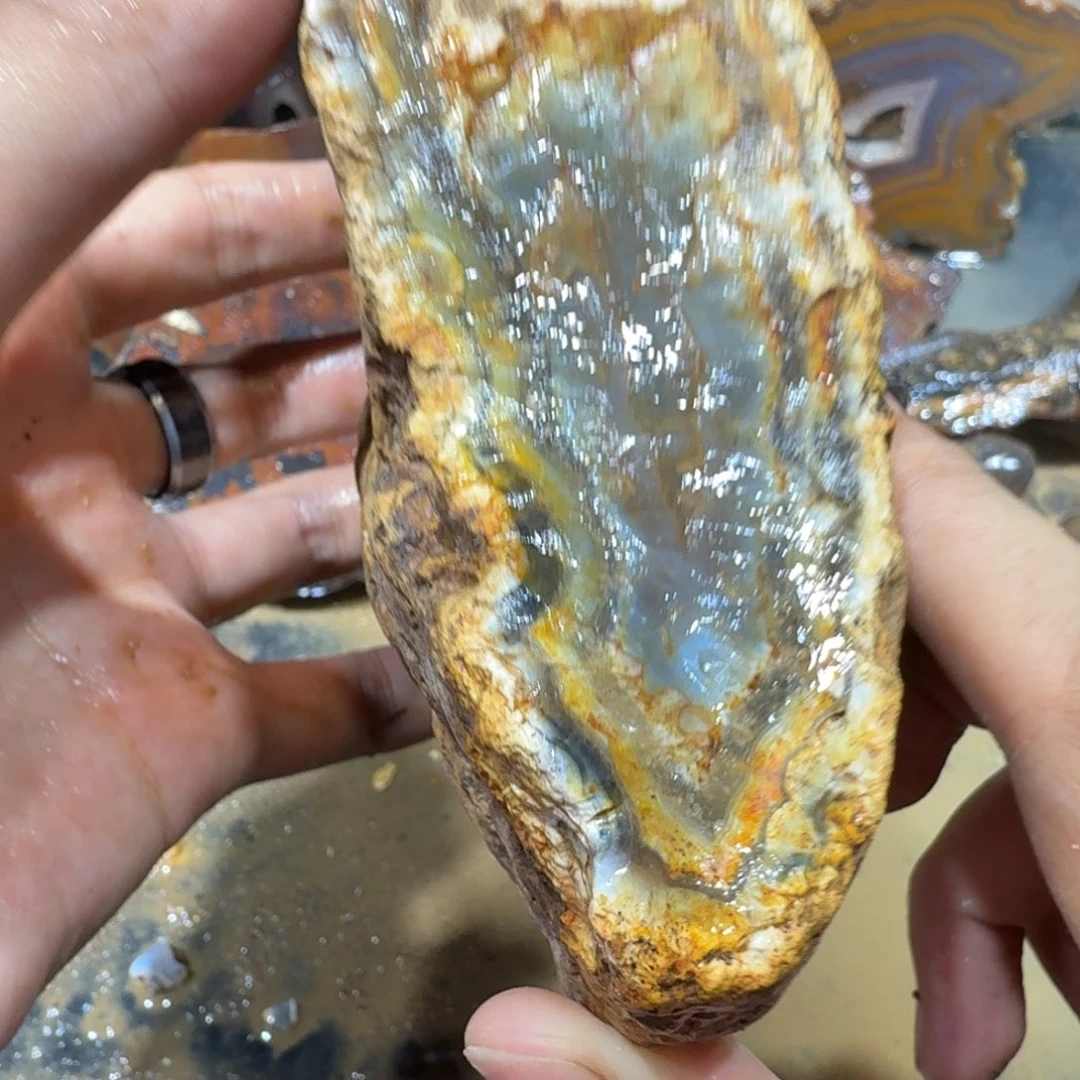 未镶嵌玛瑙/玉髓珠宝半成品