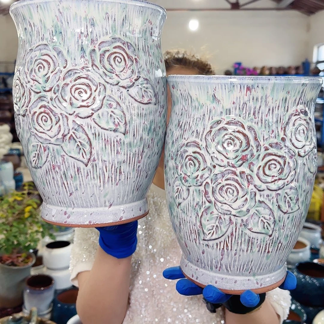 花盆紫砂高26口19