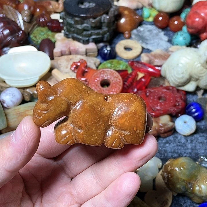 和田玉未镶嵌颈饰116