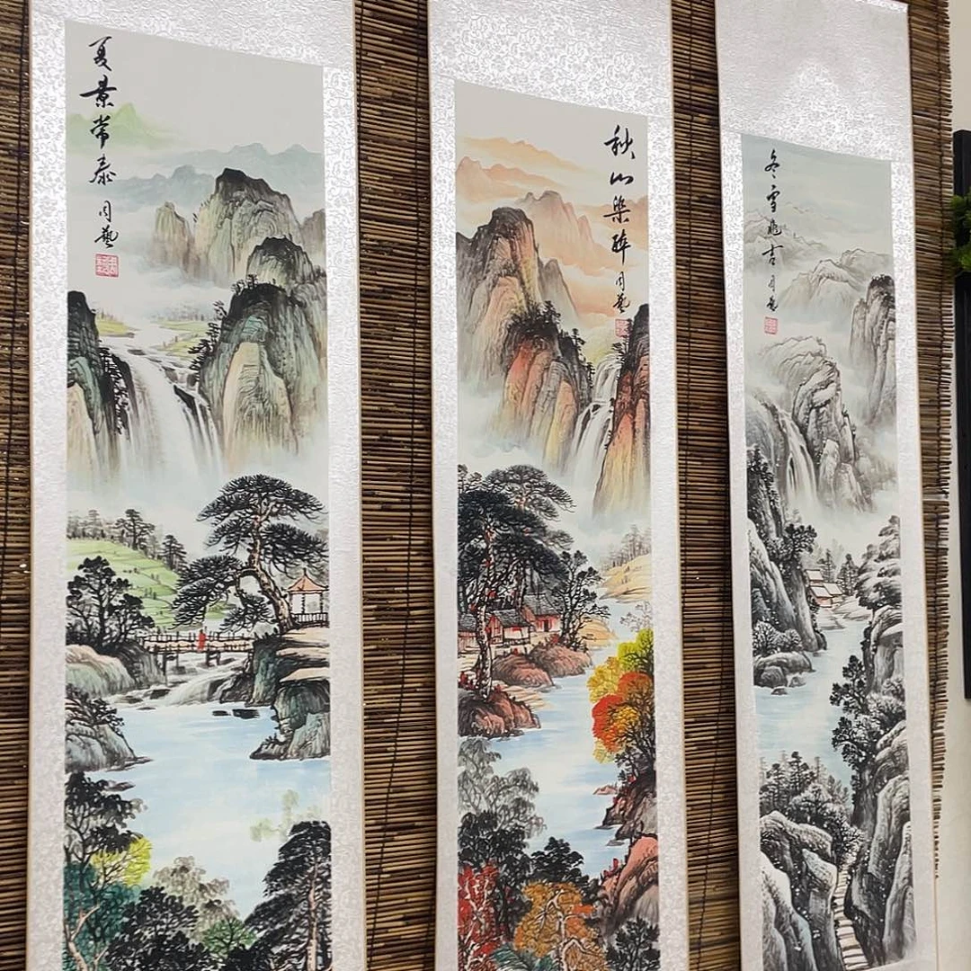 国画老师手绘手笔作品y