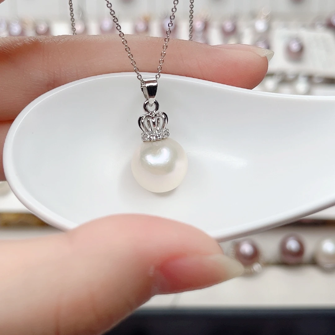 合金淡水珍珠吊坠(赠链)