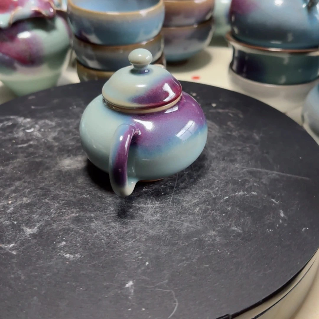 【闪购商品】摆件秦*阳宋钧仿古鸡心碗