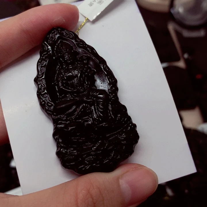 天然a货钢琴黑挂件