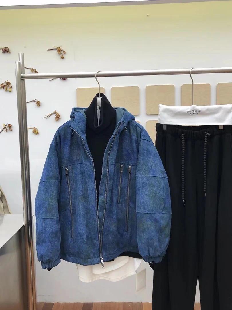 JFT YR-Z06冬季加厚白鸭绒羽绒服外套